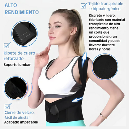 CORRECTOR DE POSTURA UNISEX - SOPORTE LUMBAR