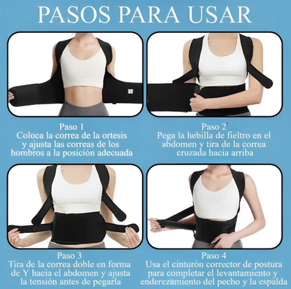 CORRECTOR DE POSTURA UNISEX - SOPORTE LUMBAR