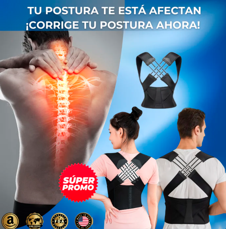 CORRECTOR DE POSTURA UNISEX - SOPORTE LUMBAR