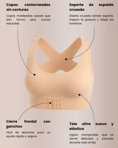 Sujetador Corrector de Postura: Sin aros y Super Comodo