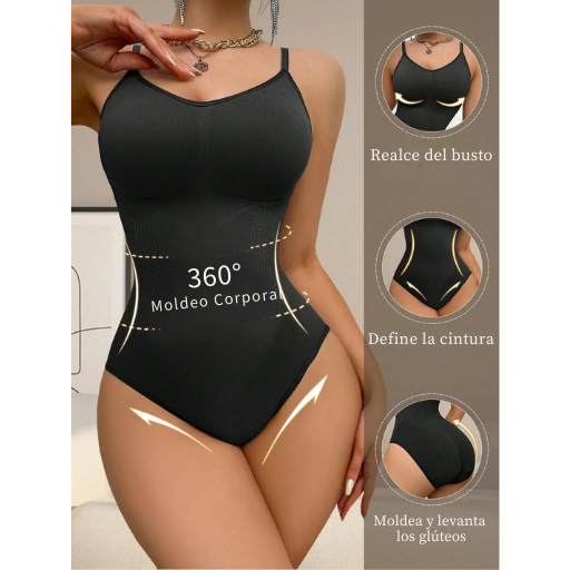 Body Moldeador de Abdomen: Realce de Busto, Define la Cintura y Levanta Cola