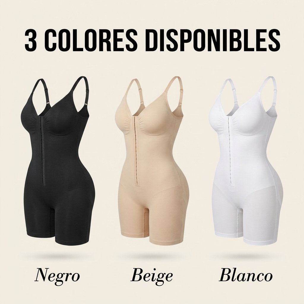 3 colores disponibles: negro, beige, blanco