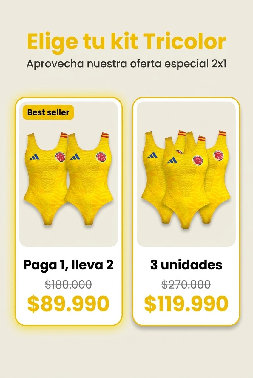 Kits Tricolor - Oferta 2x1
