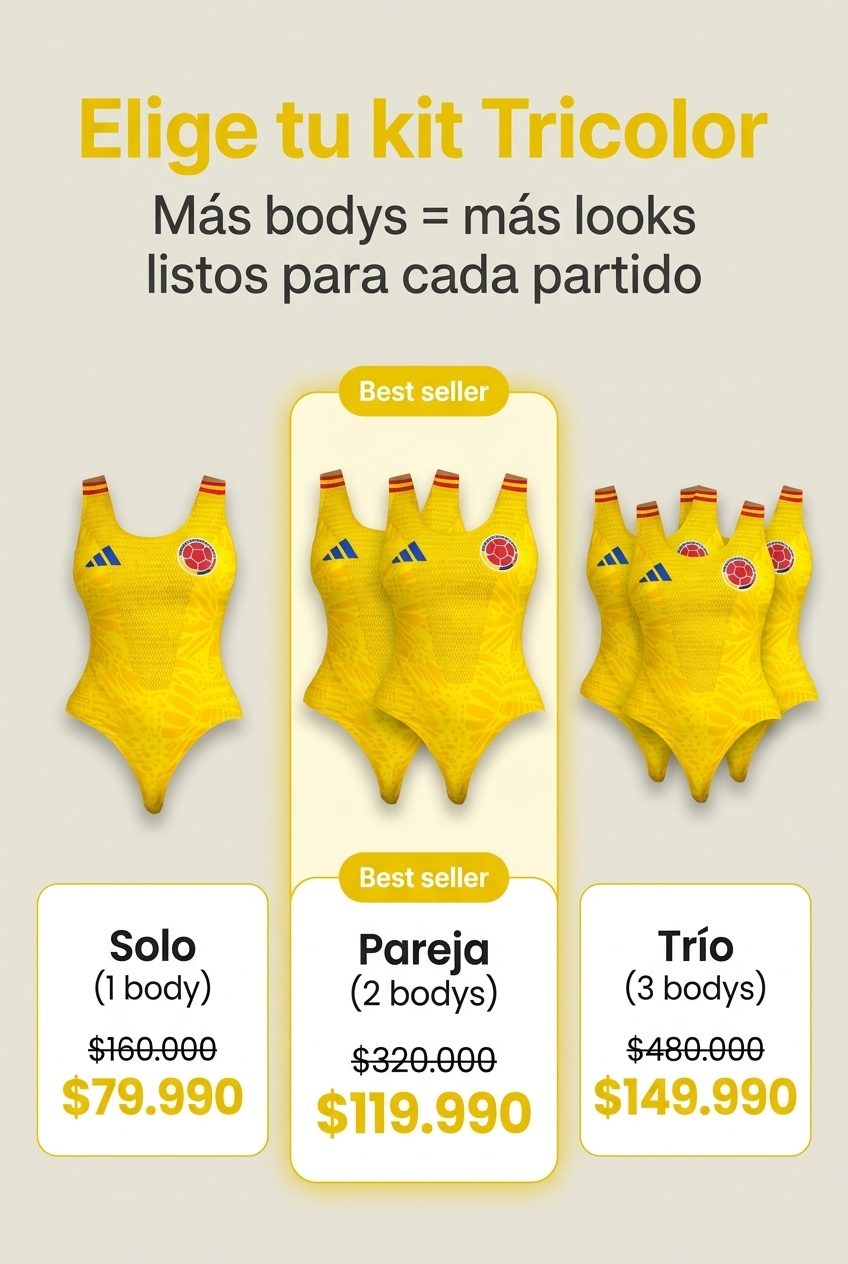 Kits del body Selección Colombia