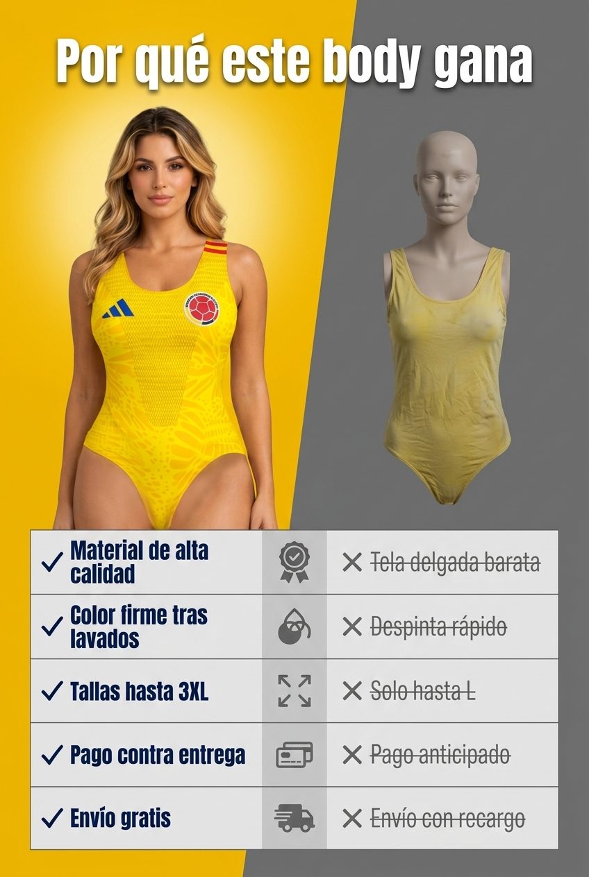 Body Selección Colombia vs genérico